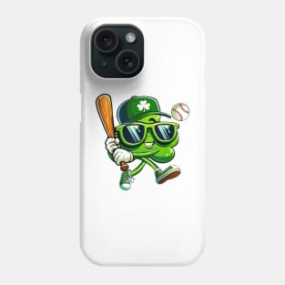 Shamrock Baseball, Funny St Patricks Day, Funny Patrick's Day Phone Case