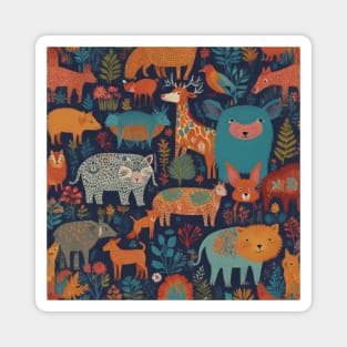 Whimsical Wildlife Medley Magnet