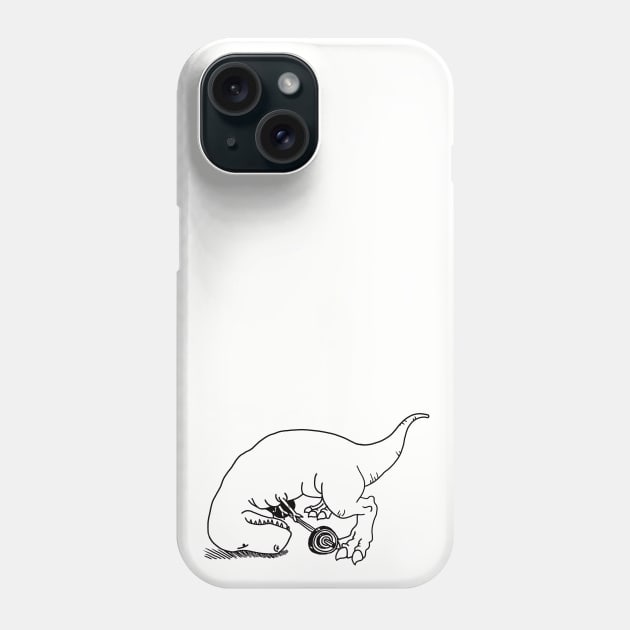 TEE-REX TRYING Phone Case by Daily Drills 