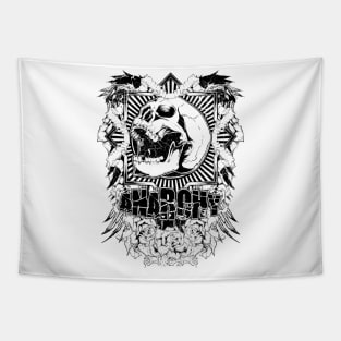 Scary Skull Tapestry