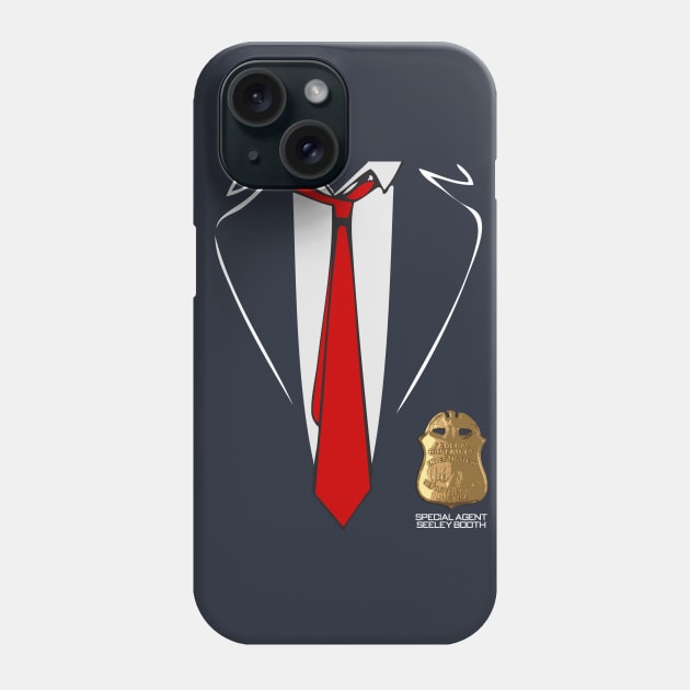 Special Agent Seeley Booth Phone Case by potatonomad