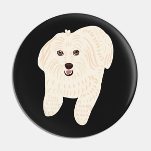 Cute Puppy Smiling Pin