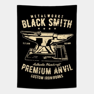 Black Smith Anvil Tapestry