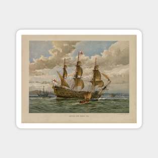 Vintage Ship Magnet