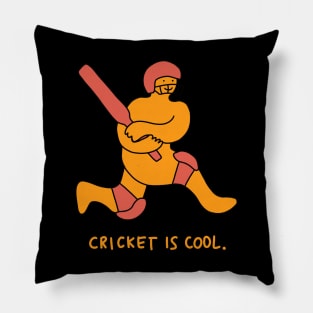 Cricket Is Cool Pillow