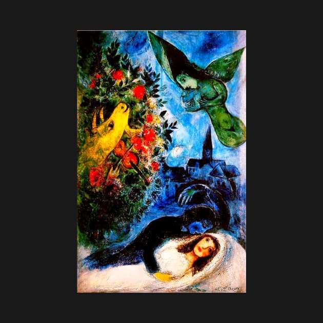 Marc Chagall Untitled, Bride and Groom by rnstcarver