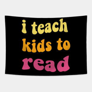 i teach kids to read  Teacher Life  Love Heart Tapestry