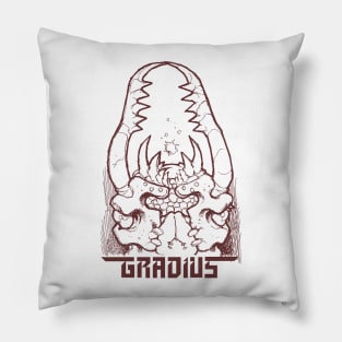 Gradius 3 sketch Pillow