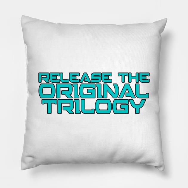 Release The Original Trilogy - Sacul High Alphabet Pillow by doubleofive