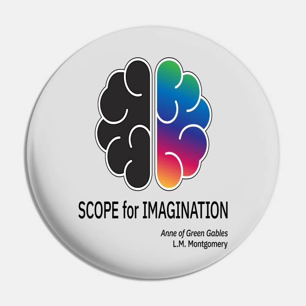 Scope for Imagination Pin by UltraQuirky