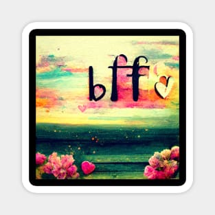 You are my BFF - best friends forever Magnet