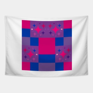 Abstract bisexual pride Tapestry