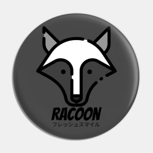 Racoon Wild Animal Cartoon Pin