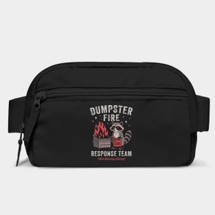 Dumpster Fire Response Team Funny Sarcastic Raccoon Bag
