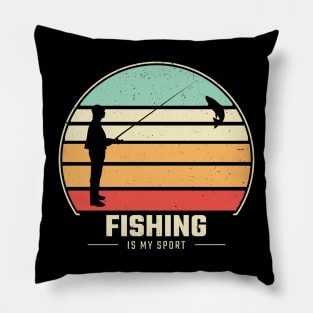 funny fishing Pillow