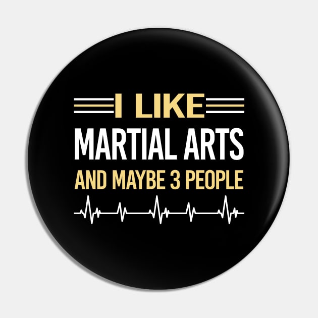 3 People Martial Arts Pin by symptomovertake