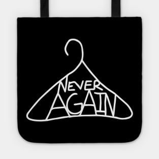 Never again coat hanger Tote