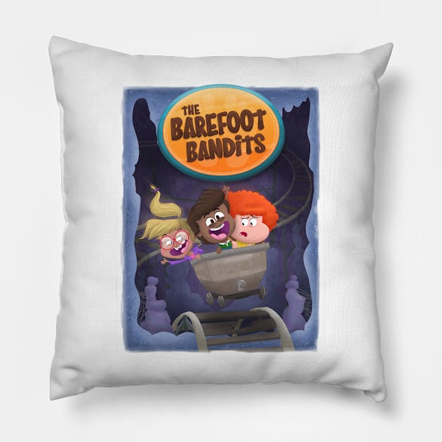 'The Barefoot Bandits' Poster Pillow by mukpuddy