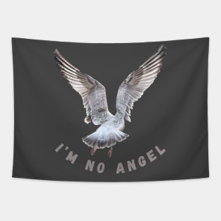 I'm No Angel Seagull Tapestry