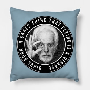 Jodorowsky Engraving Tribute 2 Pillow