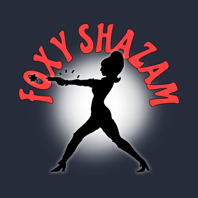 Agent Foxy Shazam Silhouette by LozArtProd