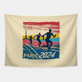 Paris 2024, sprint race, Athletics Tapestry