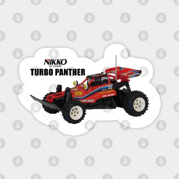 TURBO PANTHER Vintage RC Buggy 80s Magnet by Nostalgia-RC
