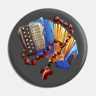 Rosary Acordeon Pin