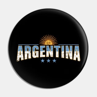 Argentina World Cup Champions Pin