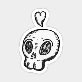 Skull Love Magnet