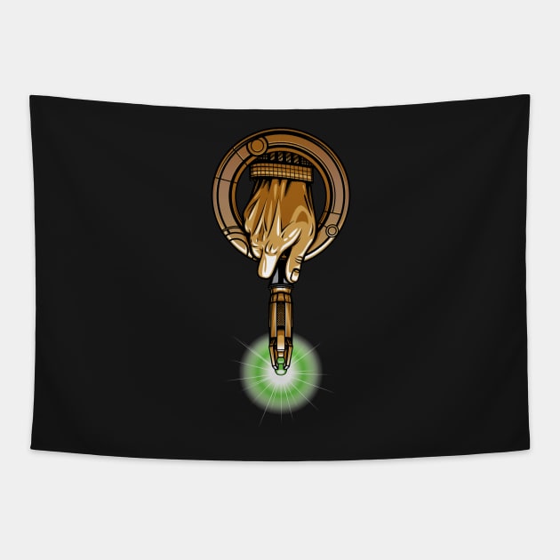 The Hand of the 11th Doctor Tapestry by SixEyedMonster