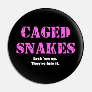 Caged Snakes Pin