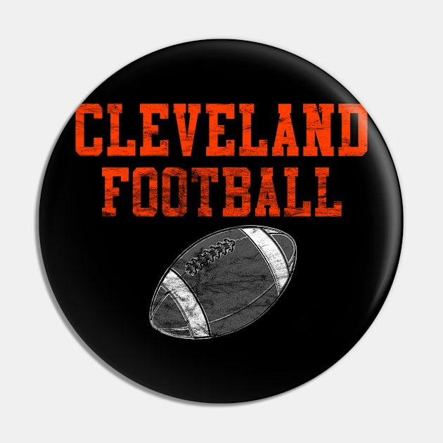 Vintage Cleveland Football Pin by tropicalteesshop