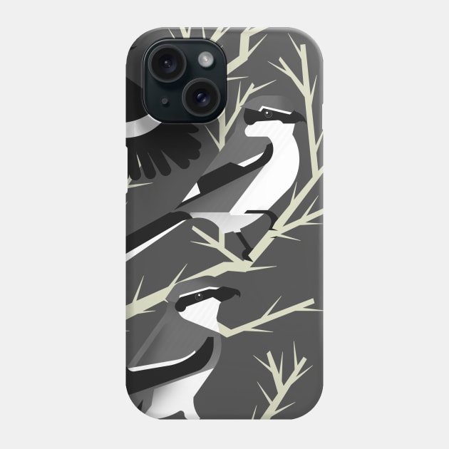 Northern shrike Phone Case by Aline Eg