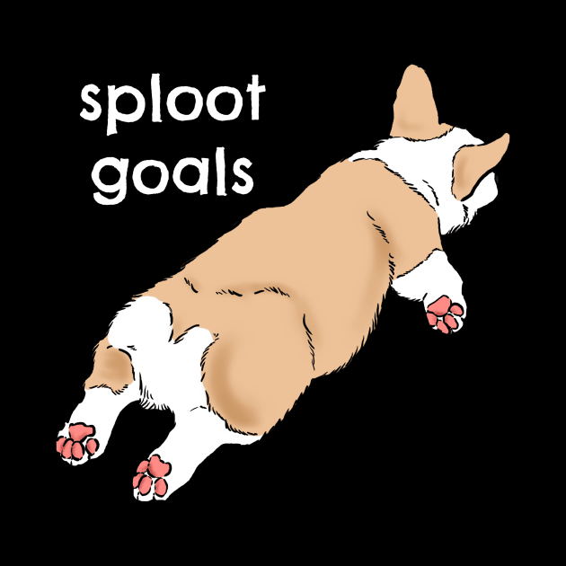 Funny Corgi Sploot by sockdogs