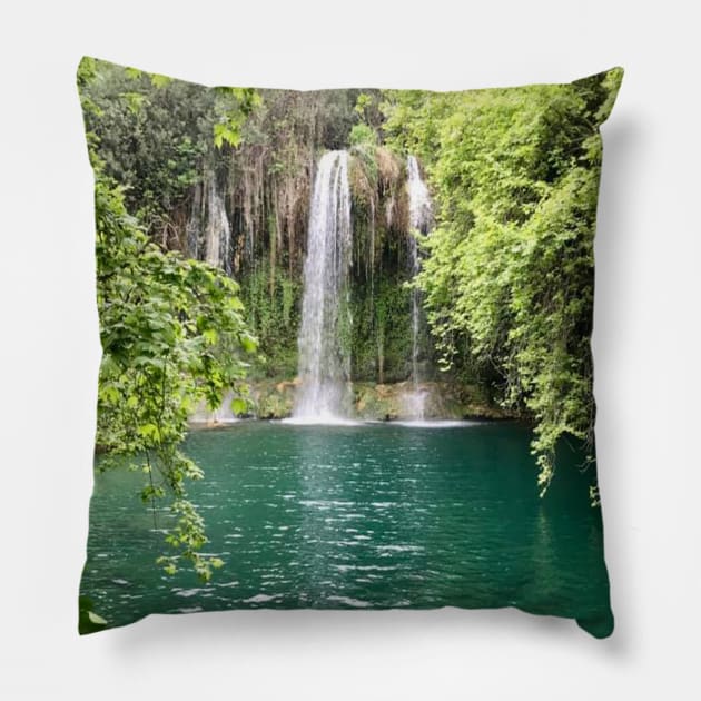 Waterfall Pillow by CindersRose