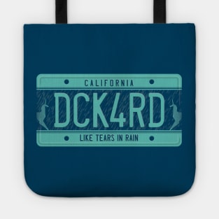 Deckard License Plate Tote