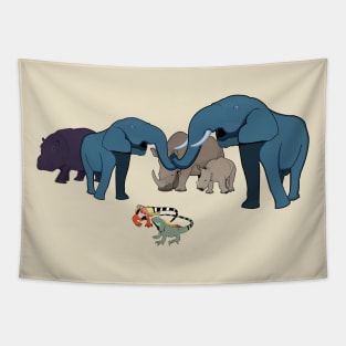 Big Animals Tapestry