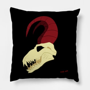 Hellhound Skull Pillow