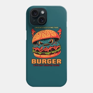 Burger With Hot Monster Sauce Phone Case