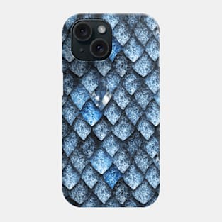 Blue dragon scales Phone Case