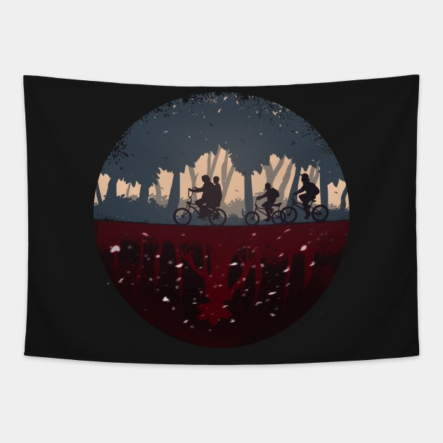 Stranger Things Tapestry by sephcornel