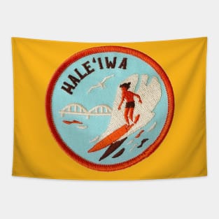 Haleiwa Surf Patch Tapestry