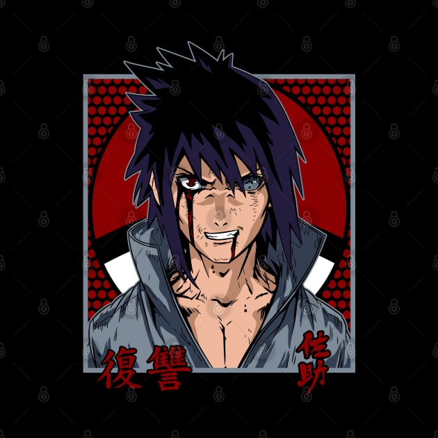 Sasuke Anime Fanart by Planet of Tees