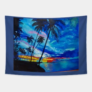 Hawaii Sunset Tapestry