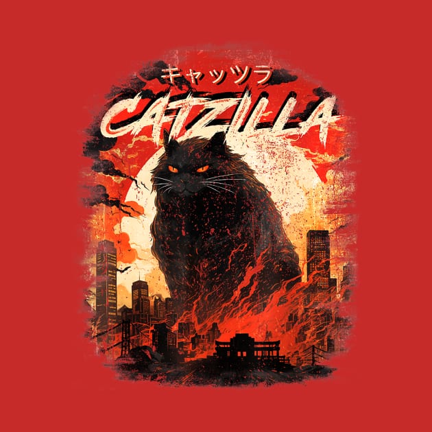 Vintage Catzilla by EliDidias