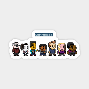 Community 8bit Retro Magnet