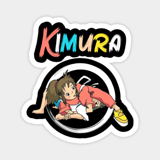 BJJ Jiu Jitsu Kimura - Funny Grappling Anime Kawaii Magnet