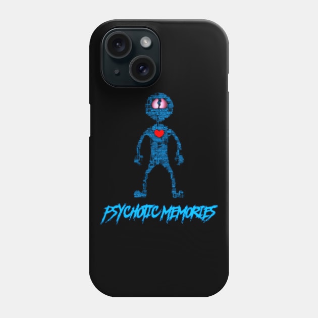 Psychotic Memories Album Artwork (2018) Phone Case by PsychoticFoxProductions