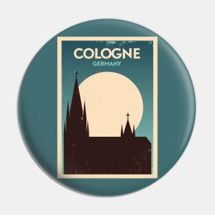 Cologne Poster Design Pin